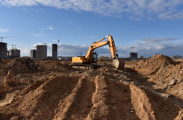 Drainage Trench Excavation in Aurora