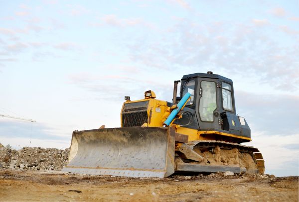 Bulldozer Land Excavation in Aurora