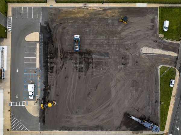 Parking Lot Excavation in Aurora
